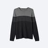 Stripe crew knit